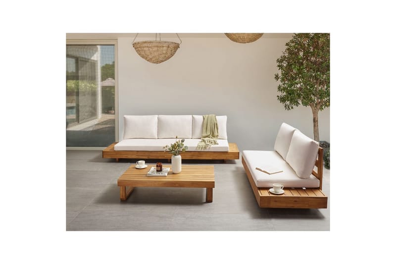 Loungegrupp med bord Marettimo - Trädgård & spabad - Utemiljö - Altan & terrass - Altanmöbler