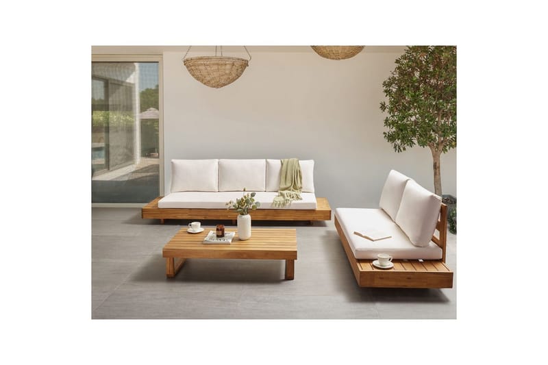 Loungegrupp med bord Marettimo - Trädgård & spabad - Utemiljö - Altan & terrass - Altanmöbler