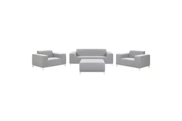 Loungegrupp med bord Rovigo - Utemöbler - Loungemöbler - Soffgrupp utomhus