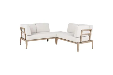 Loungegrupp Rima III Beige - Beige - Utemöbler - Loungemöbler - Soffgrupp utomhus