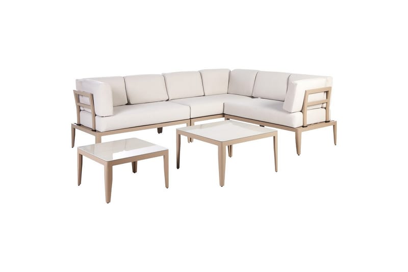Loungegrupp Rima III Beige - Beige - Trädgård & spabad - Utemiljö - Altan & terrass - Altanmöbler