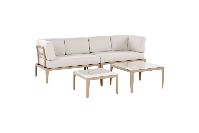 Loungegrupp Rima III Beige - Beige - Trädgård & spabad - Utemiljö - Altan & terrass - Altanmöbler