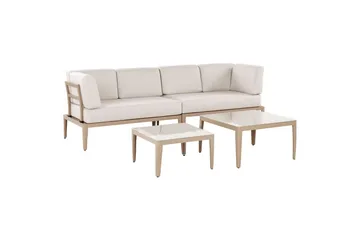 Loungegrupp Rima III Beige - Beige - Utemöbler - Loungemöbler - Soffgrupp utomhus