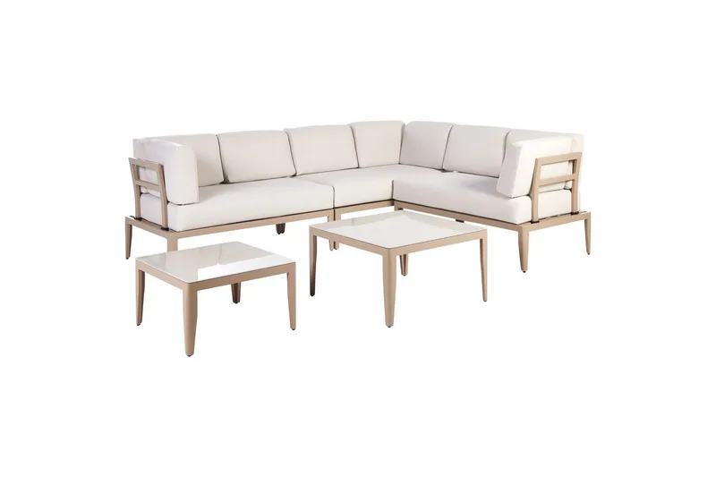 Loungegrupp Rima III Beige - Beige - Trädgård & spabad - Utemiljö - Altan & terrass - Altanmöbler