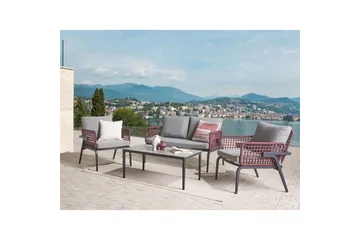 Loungegrupp Sciacca - Utemöbler - Loungemöbler - Soffgrupp utomhus