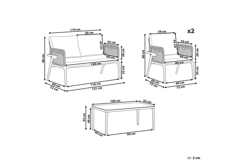 Loungegrupp Sciacca - Trädgård & spabad - Utemiljö - Altan & terrass - Altanmöbler