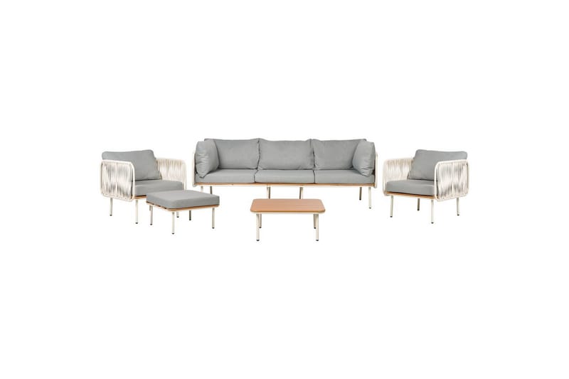 Loungegrupp Senise med fotpall - Trädgård & spabad - Utemiljö - Altan & terrass - Altanmöbler