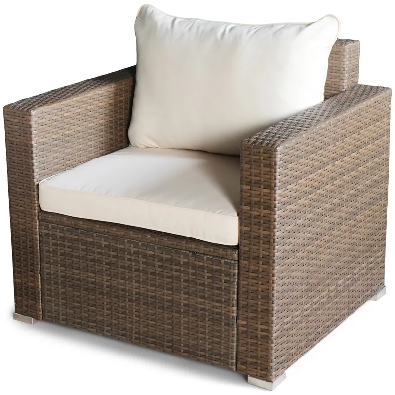 Loungegrupp utemöbler | Brun konstrotting | Huvudskär - Trädgård & spabad - Utemiljö - Altan & terrass - Altanmöbler