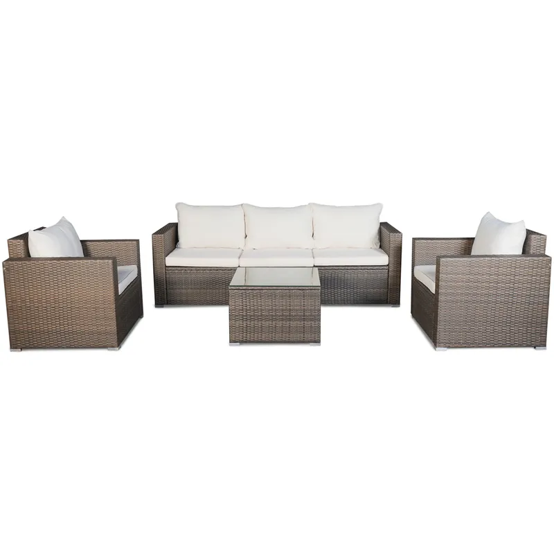 Loungegrupp utemöbler | Brun konstrotting | Huvudskär - Trädgård & spabad - Utemiljö - Altan & terrass - Altanmöbler