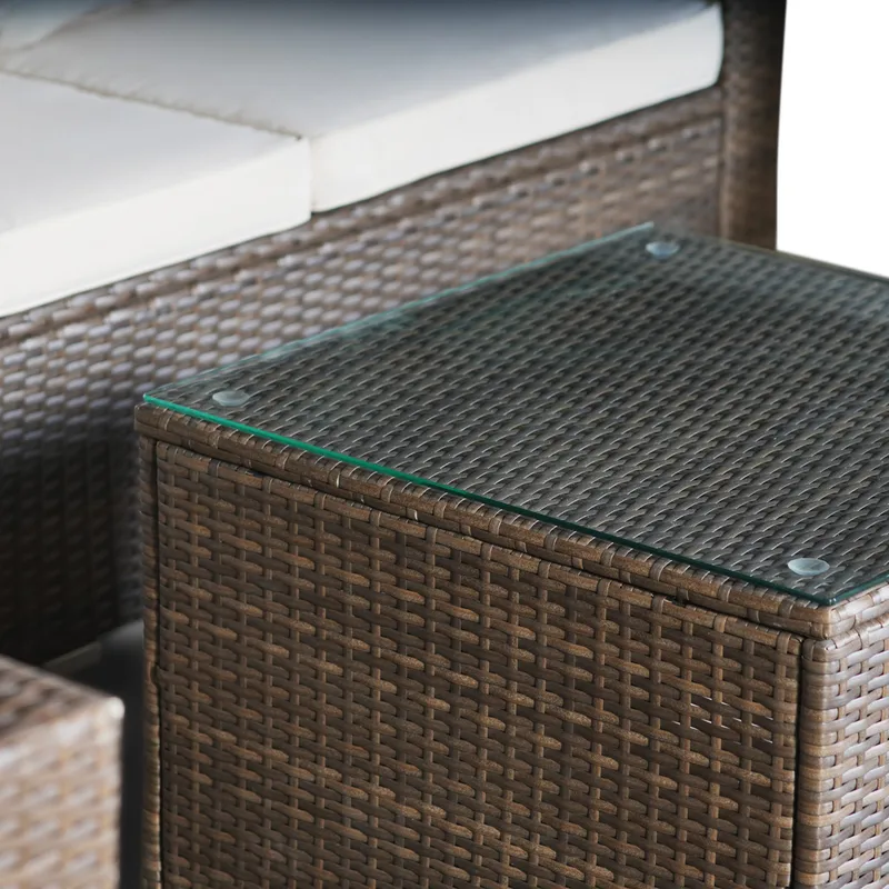 Loungegrupp utemöbler | Brun konstrotting | Huvudskär - Trädgård & spabad - Utemiljö - Altan & terrass - Altanmöbler