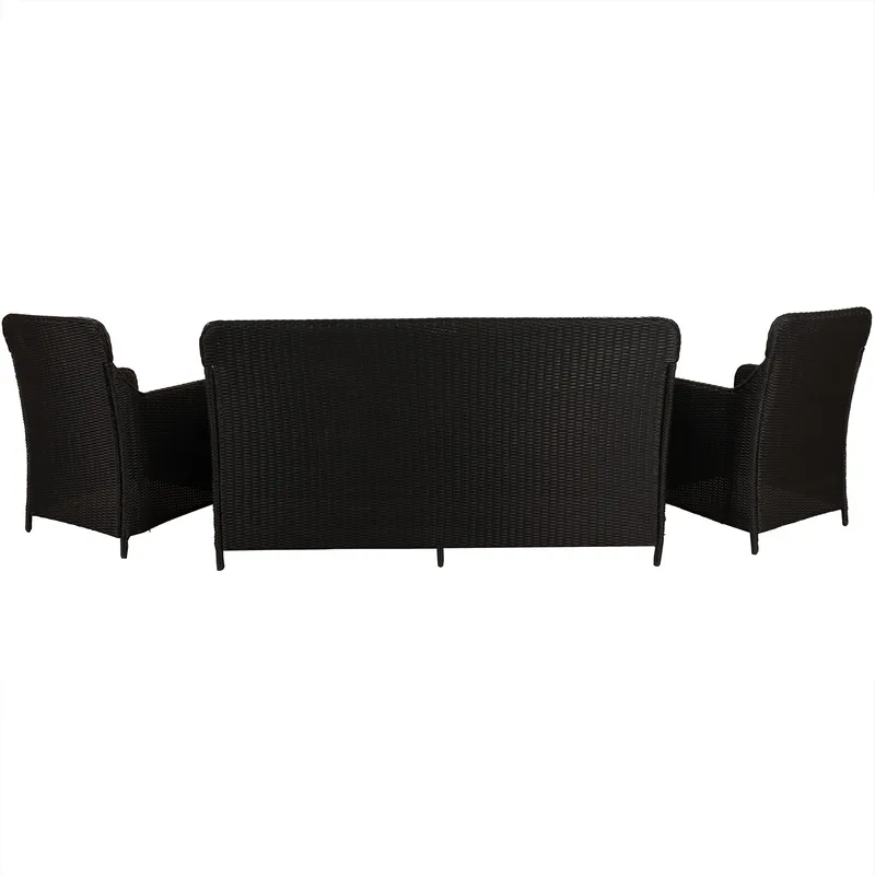 Loungegrupp utemöbler | Svart konstrotting | Rögrund - Trädgård & spabad - Utemiljö - Altan & terrass - Altanmöbler