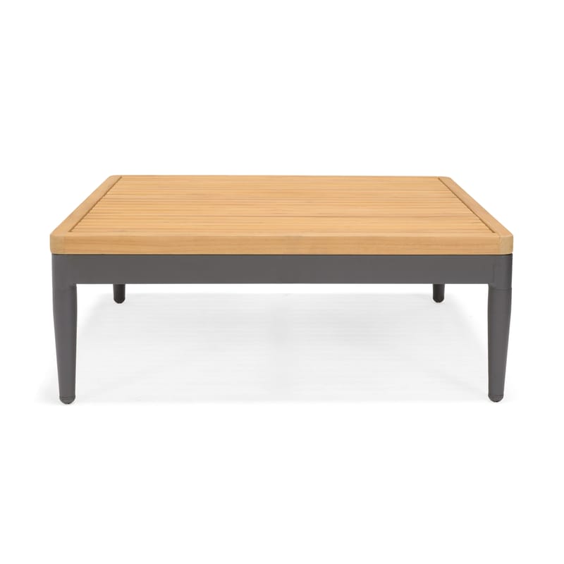 Loungegrupp Utomhus TOPAZ vänster/höger 6-sitssoffa + soffbord 73 cm - magnesiumgrå - Trädgård & spabad - Utemiljö - Altan & terrass - Altanmöbler