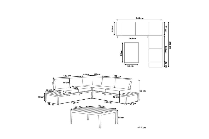 Loungegrupp Positano - Trädgård & spabad - Utemiljö - Altan & terrass - Altanmöbler