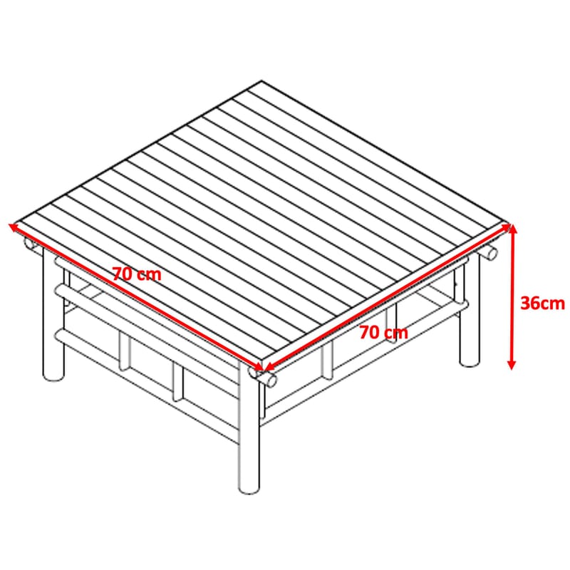 Loungegrupp/soffgrupp i bambu | Dynor med avtagbar klädsel | Lovön - Trädgård & spabad - Utemiljö - Altan & terrass - Altanmöbler