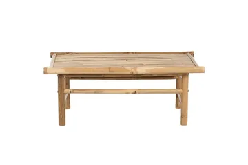 Loungeset Todi Ljus trä/vit - Ljus trä/vit - Utemöbler - Loungemöbler - Soffgrupp utomhus