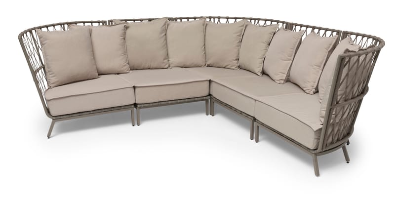 Loungesoffa Hillerstorp Jet Set Hörn, Beige