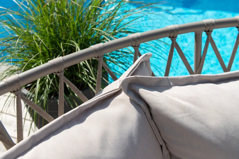 Loungesoffa Hillerstorp Jet Set Hörn - Beige - Utemöbler - Loungemöbler - Loungesoffa