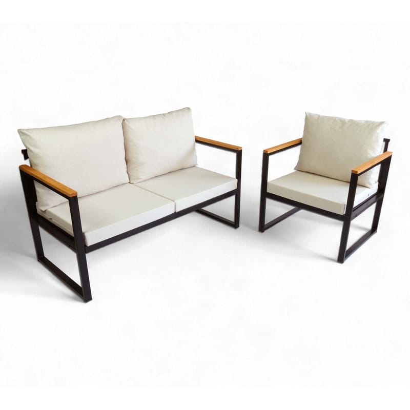 Luvin 3-sits Soffgrupp Utomhus, Beige