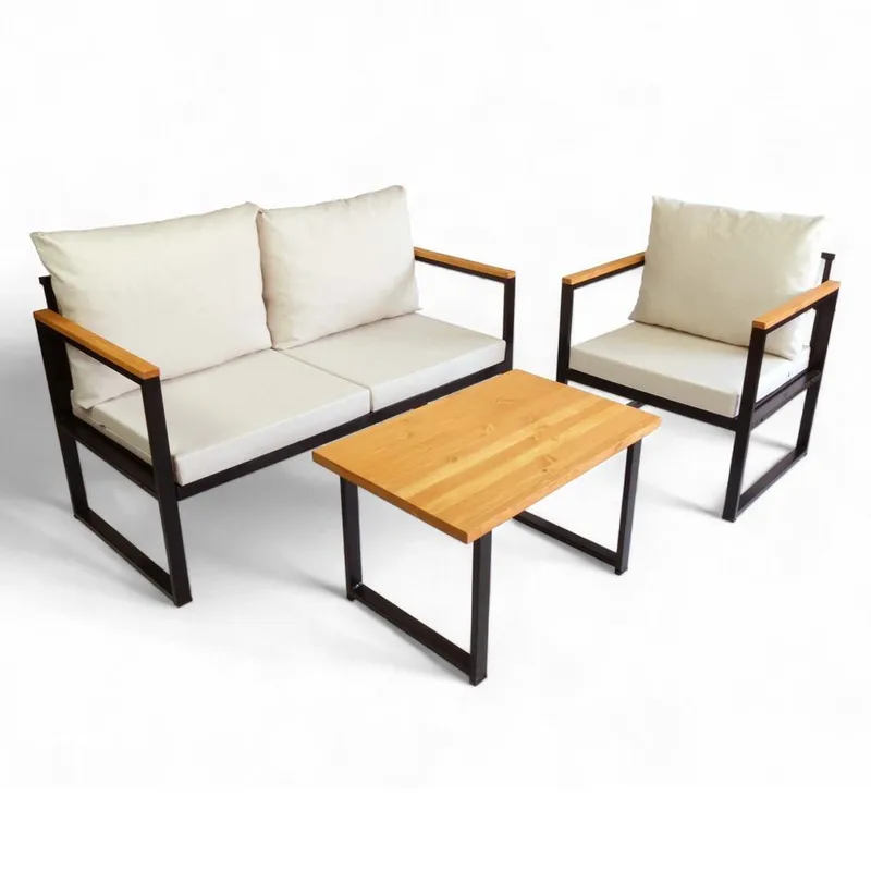 Luvin 3-sits Soffgrupp Utomhus, Beige