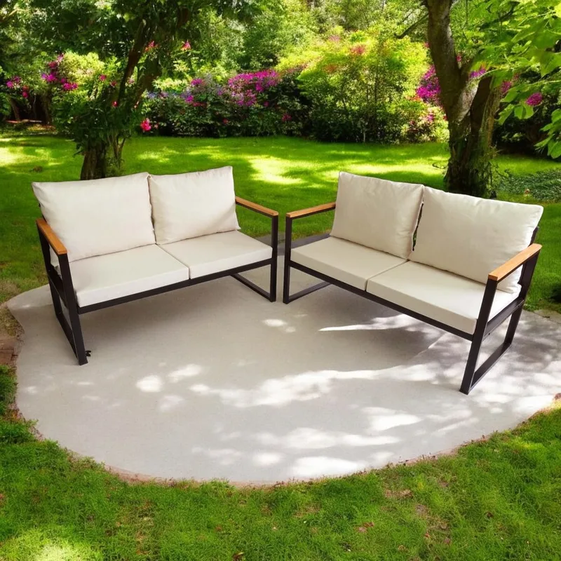 Luvin 4-sits Soffgrupp Utomhus - Beige - Trädgård & spabad - Utemiljö - Altan & terrass - Altanmöbler