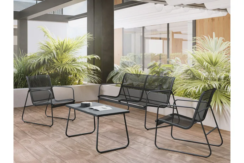 Maplewyn Loungegrupp Utomhus - Grå - Trädgård & spabad - Utemiljö - Altan & terrass - Altanmöbler