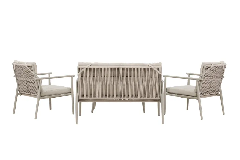 Mazzaro Soffgrupp Utomhus 4-sits - Antracit - Trädgård & spabad - Utemiljö - Altan & terrass - Altanmöbler