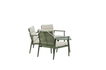 Mazzaro Soffgrupp Utomhus 4-sits - Grön/Beige - Utemöbler - Loungemöbler - Soffgrupp utomhus