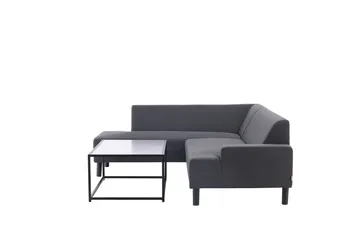 Mecka Soffgrupp Utomhus - Antracit - Utemöbler - Loungemöbler - Soffgrupp utomhus