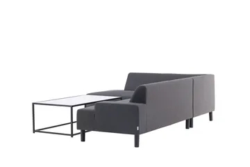 Mecka Soffgrupp Utomhus - Antracit - Utemöbler - Loungemöbler - Soffgrupp utomhus