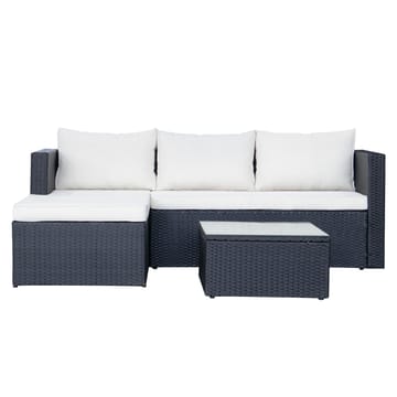 Mendoza l-formad 4-sits soffgrupp i konstrotting för altan och terrass