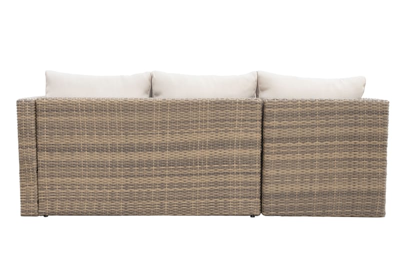 Mendoza Soffgrupp 4-sits - Brun - Trädgård & spabad - Utemiljö - Altan & terrass - Altanmöbler