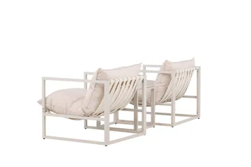 Messina Soffgrupp Utomhus 2-sits - Beige - Utemöbler - Loungemöbler - Soffgrupp utomhus