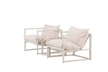Messina Soffgrupp Utomhus 2-sits - Beige - Utemöbler - Loungemöbler - Soffgrupp utomhus
