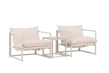 Messina Soffgrupp Utomhus 2-sits - Beige - Utemöbler - Loungemöbler - Soffgrupp utomhus