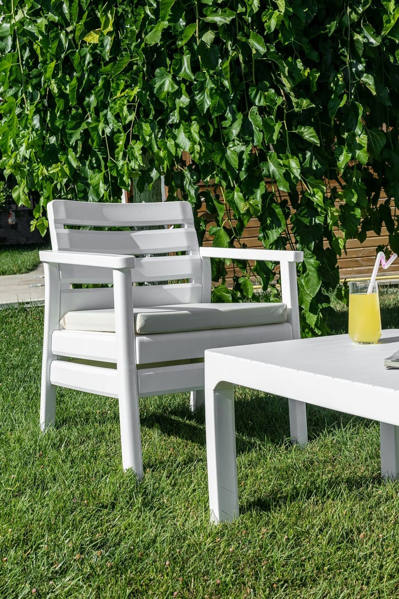 Momira Loungegrupp utomhus - Vit - Trädgård & spabad - Utemiljö - Altan & terrass - Altanmöbler