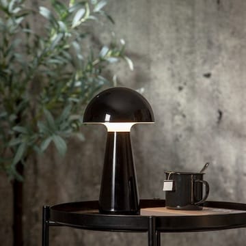 Mushroom Bordslampa 16 cm - blank svart - Trädgård & spabad - Utemiljö - Altan & terrass - Altanbelysning