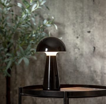 Mushroom Bordslampa 16 cm - blank svart - Trädgård & spabad - Utemiljö - Altan & terrass - Altanbelysning