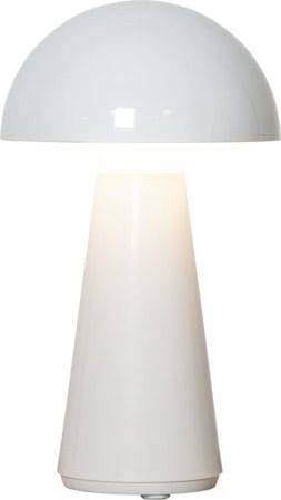 Mushroom Bordslampa 16 cm - vit - Trädgård & spabad - Utemiljö - Altan & terrass - Altanbelysning