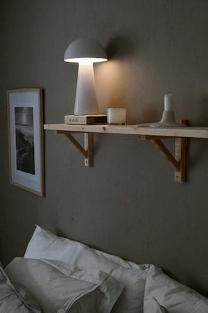 Mushroom Bordslampa 16 cm - vit - Trädgård & spabad - Utemiljö - Altan & terrass - Altanbelysning