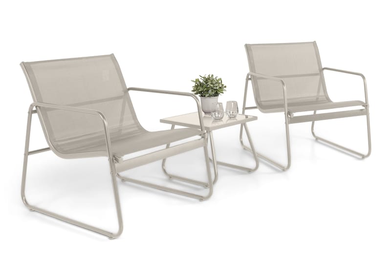 Pelanda Caféset Utomhus - Beige - Trädgård & spabad - Utemiljö - Altan & terrass - Altanmöbler