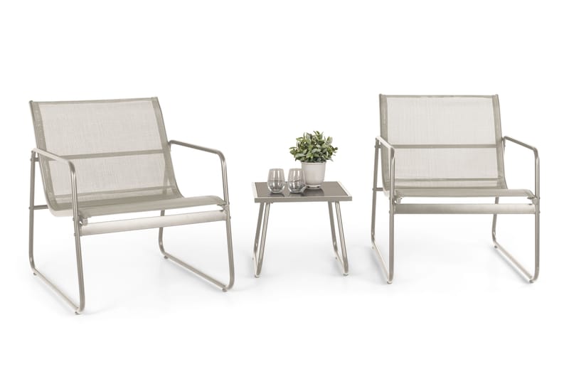 Pelanda Caféset Utomhus - Beige - Trädgård & spabad - Utemiljö - Altan & terrass - Altanmöbler