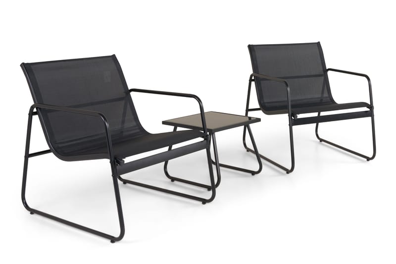 Pelanda Caféset Utomhus - Svart - Trädgård & spabad - Utemiljö - Altan & terrass - Altanmöbler