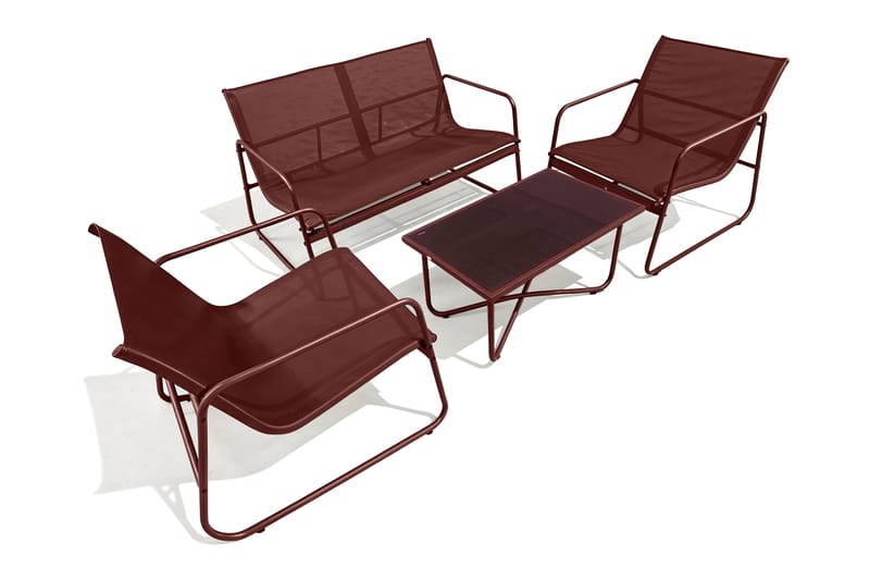 Pelanda Loungegrupp Utomhus, Röd