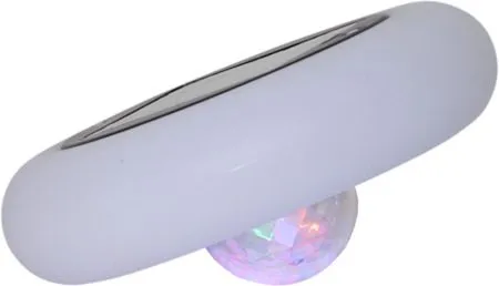 Pool light Solcellsdekoration 19 cm - vit med flerfärgat ljus - Trädgård & spabad - Utemiljö - Altan & terrass - Altanbelysning