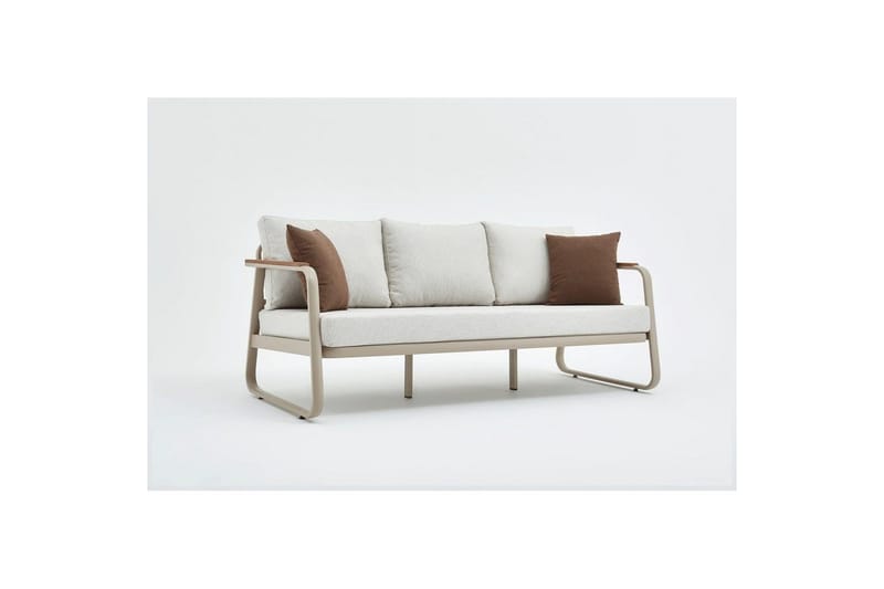 Rio Soffgrupp Utomhus 6-sits Beige - Beige - Trädgård & spabad - Utemiljö - Altan & terrass - Altanmöbler