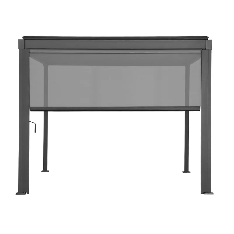 Rullgardinsvägg för lusthus Mirador-80/88 3M - Grå - Trädgård & spabad - Utemiljö - Altan & terrass - Säkerhet & vindskydd altan