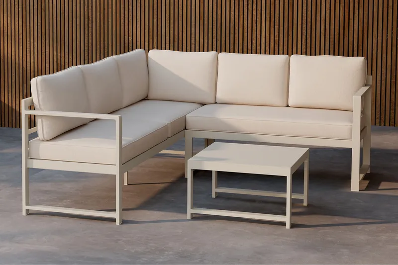 Salvador Soffgrupp Utomhus 4-sits - Svart - Trädgård & spabad - Utemiljö - Altan & terrass - Altanmöbler