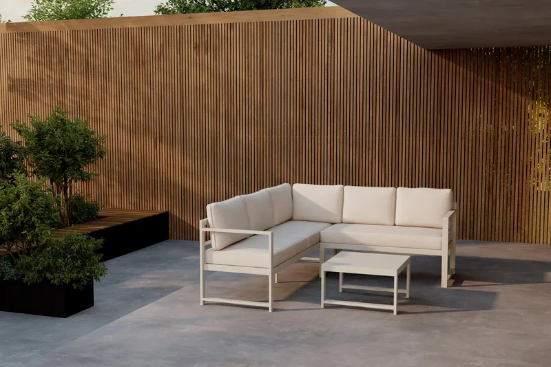 Salvador Soffgrupp Utomhus 4-sits - Svart - Trädgård & spabad - Utemiljö - Altan & terrass - Altanmöbler