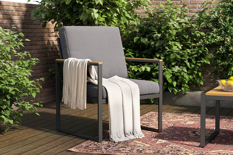 Serena Soffgrupp Utomhus  4-sits - Antracit - Trädgård & spabad - Utemiljö - Altan & terrass - Altanmöbler