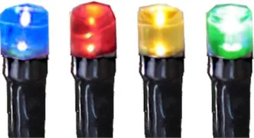Serie LED Ljusnät Jul Utomhus 3x3 m 180 Flerfärgade Ljus - Svart - Trädgård & spabad - Utemiljö - Altan & terrass - Altanbelysning